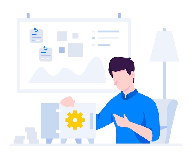 onderhoud concept illustratie