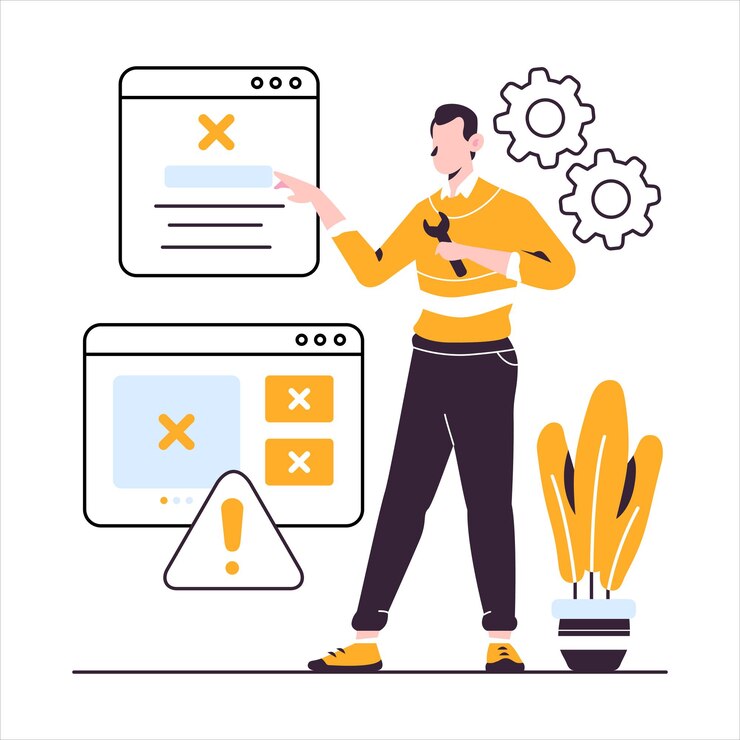 onderhoudsconcept illustratie