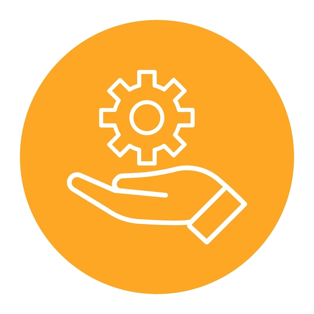 Ondersteuningsvectorillustratie