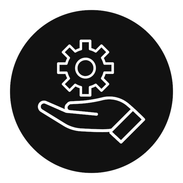 Ondersteuningsvectorillustratie