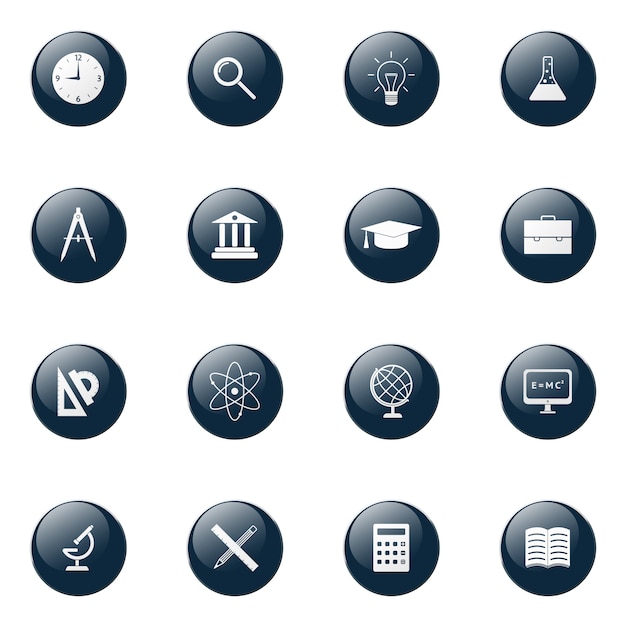 Onderwijs Icon Set