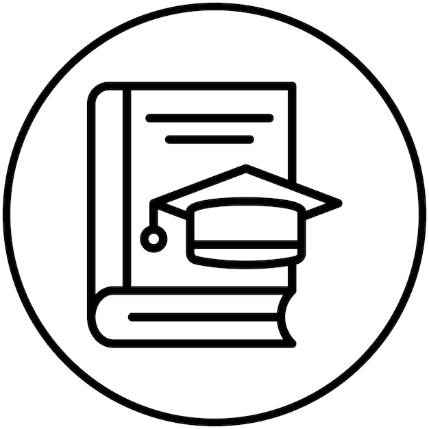 Onderwijs vector icoontje illustratie van Literatuur icoonset
