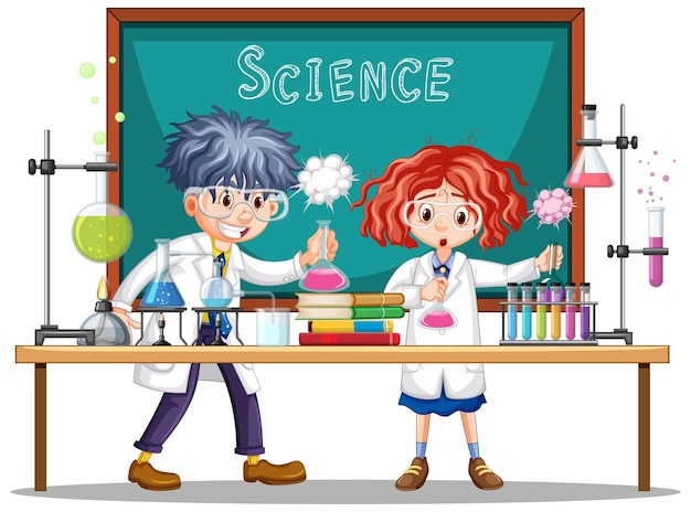 Onderzoeker experiment in het laboratorium