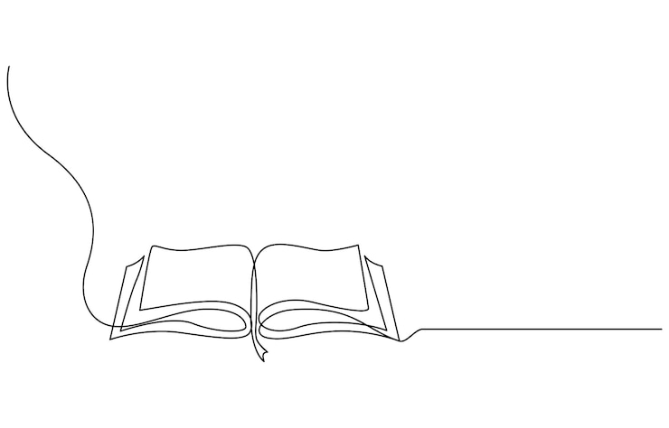 Vector one continuous line drawing of pen pencil symbol of study and education concept in simple linear