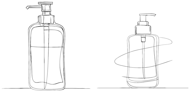 の毛や皮膚のケア製品の配送器を備えた化品のボトル