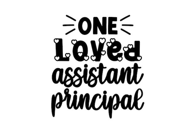 One loved assistant principal-ontwerp
