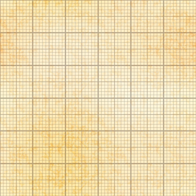 One millimeter grid on old paper with texture, seamless pattern