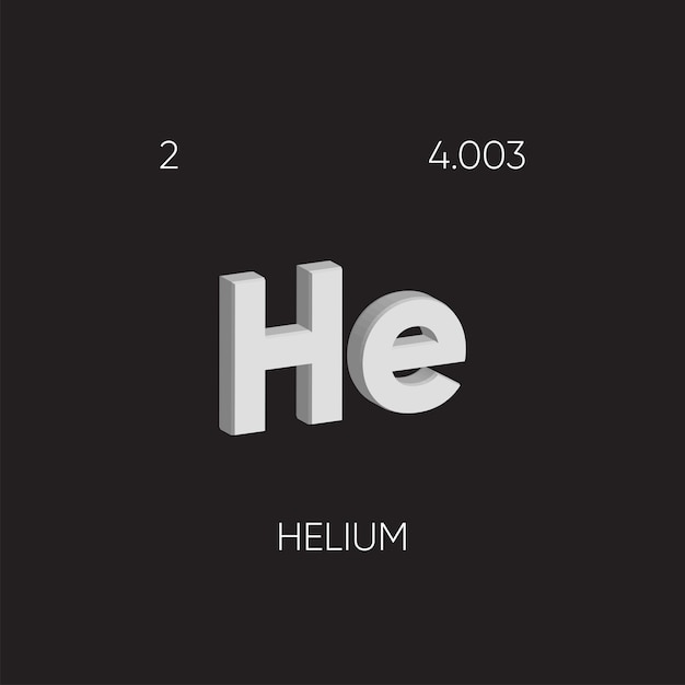 One of the Periodic Table Elements with name and atomic number