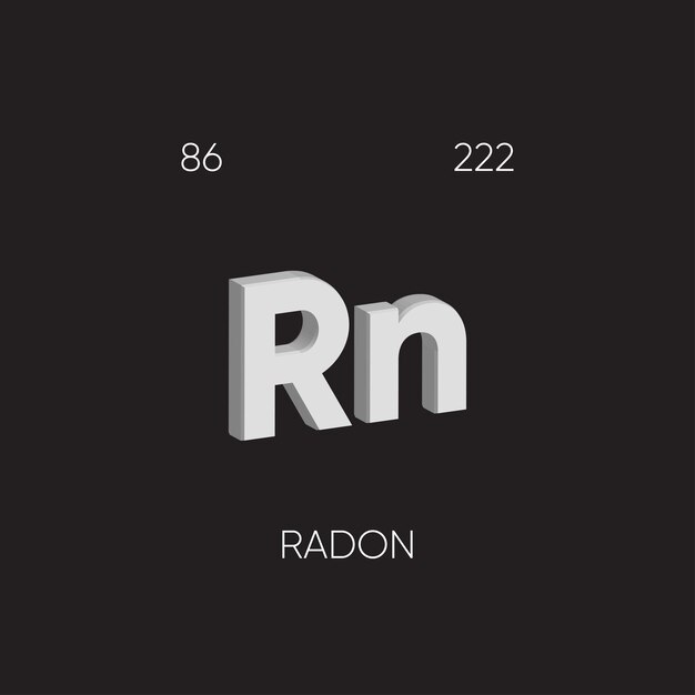 One of the Periodic Table Elements with name and atomic number