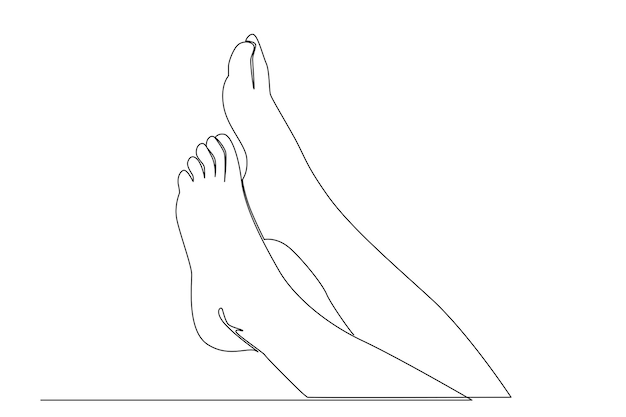 one simple line concept of human body organs, heart, lung, respiratory, eye, hand, foot, brain, hand