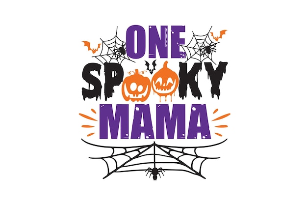 Vector one spooky mama vector file