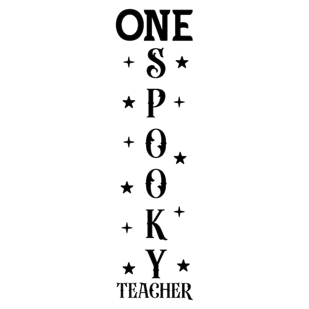 One spooky teacher
