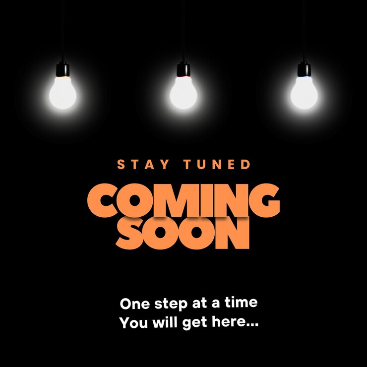 Vector one step at a time you will get here black and white coming soon instagram post