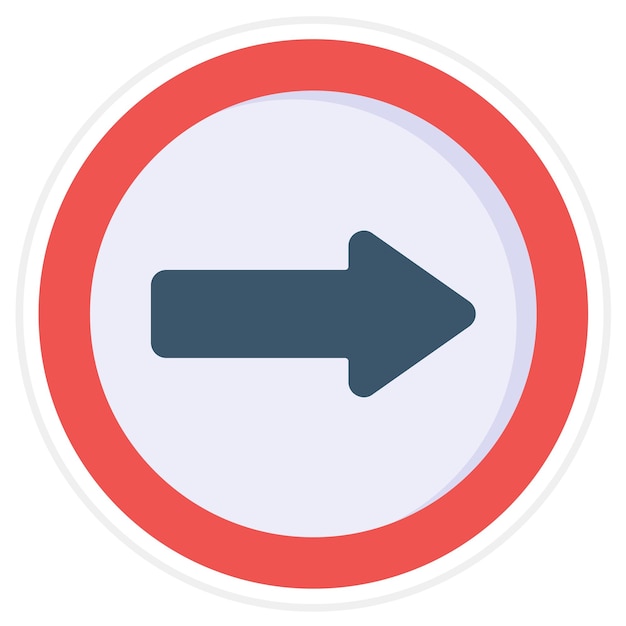 One Way-icon-vectorbeeld kan worden gebruikt voor verkeersborden