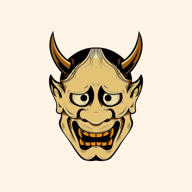 Oni japanese devil mask