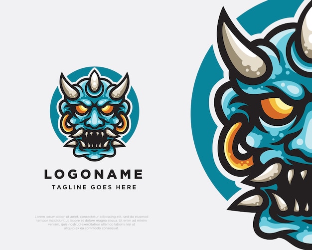 Oni Logo Mascot Design