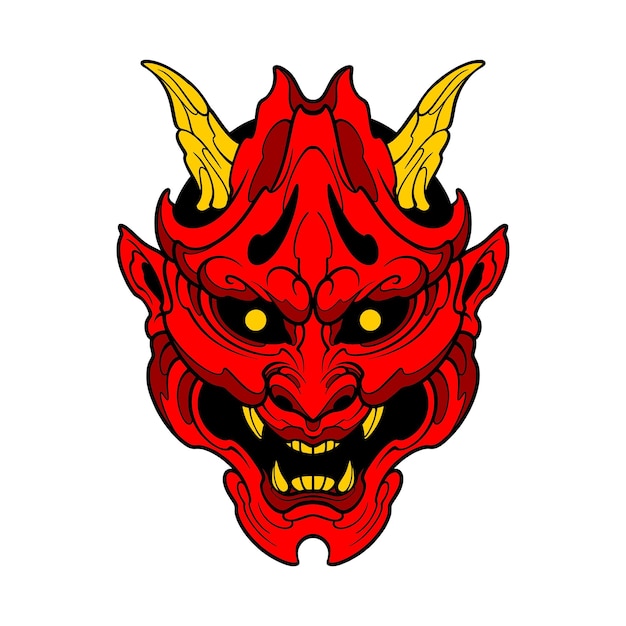 oni mask fantasiestijl