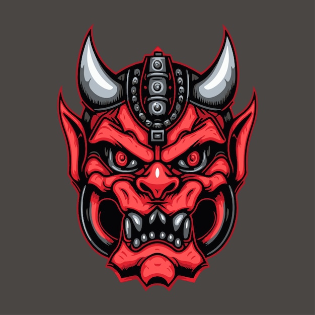 Oni robot mask