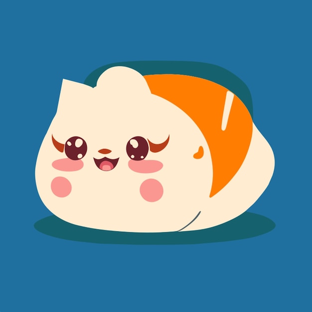 Vector onigiri vector illustration kawaii