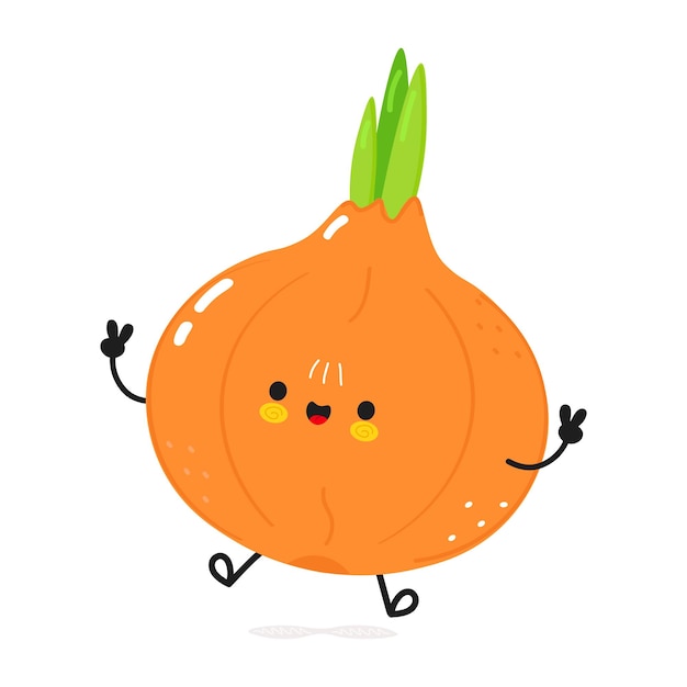 Onion jumping character