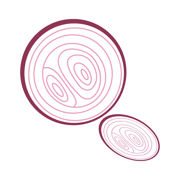 Onion logo icon design illustration