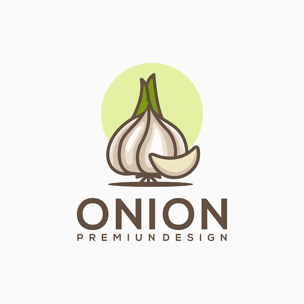 Onion logo vector design