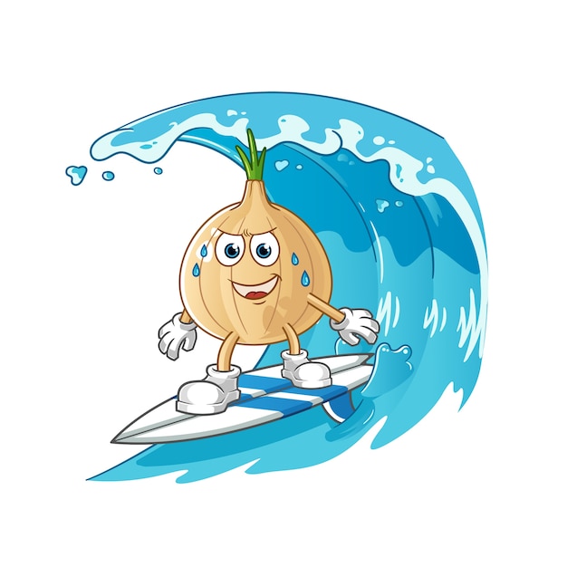 Onion Surfing on the wave character