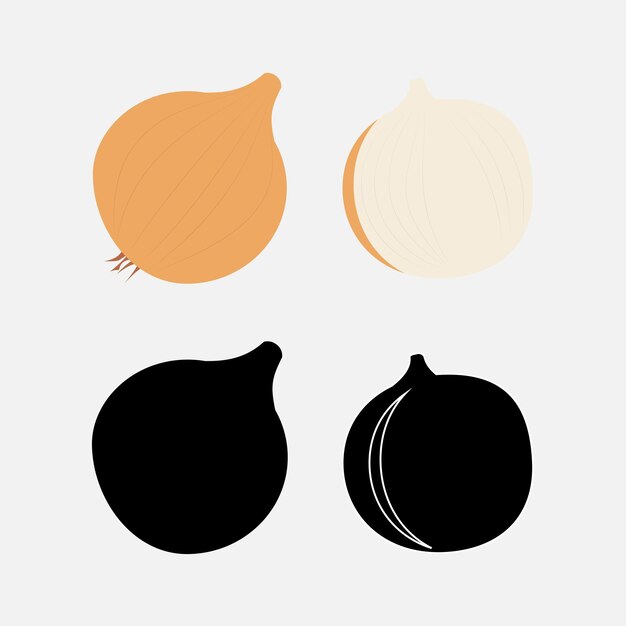 Vector onion with vector style