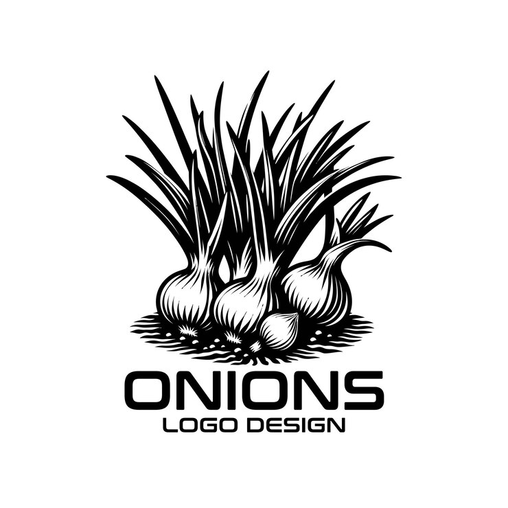 Vector onions vector logo design