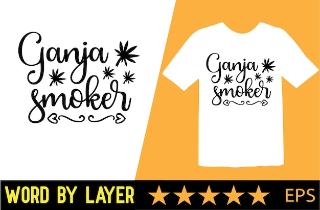 Onkruid vector t-shirt ontwerp