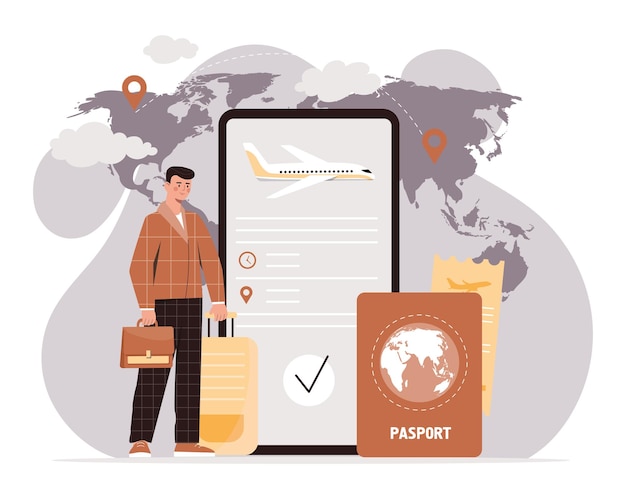 Online app voor toerisme