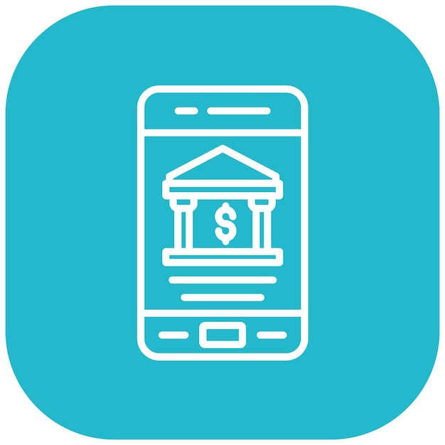 Online Banking Vector Illustration Style