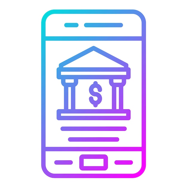 Online Banking Vector Illustration Style
