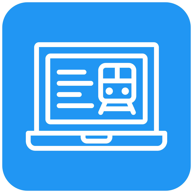 Online boeken Vector Icon Design Illustratie