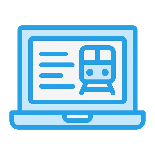 Online boeken Vector Icon Design Illustratie