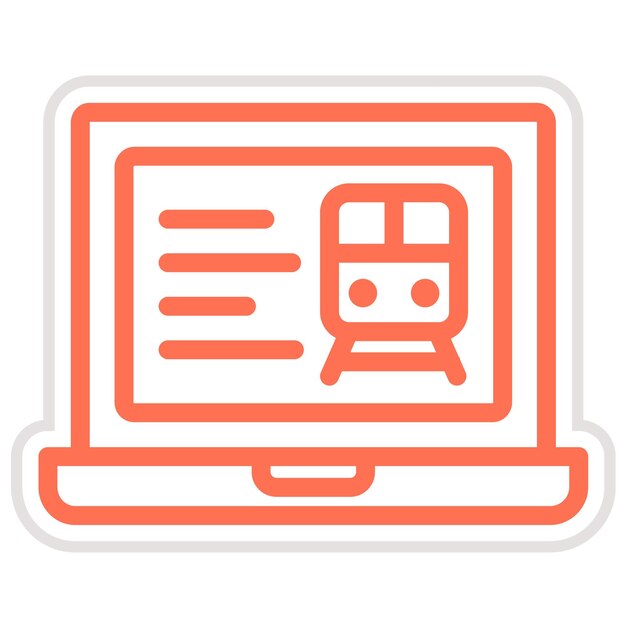 Online boeken Vector Icon Design Illustratie