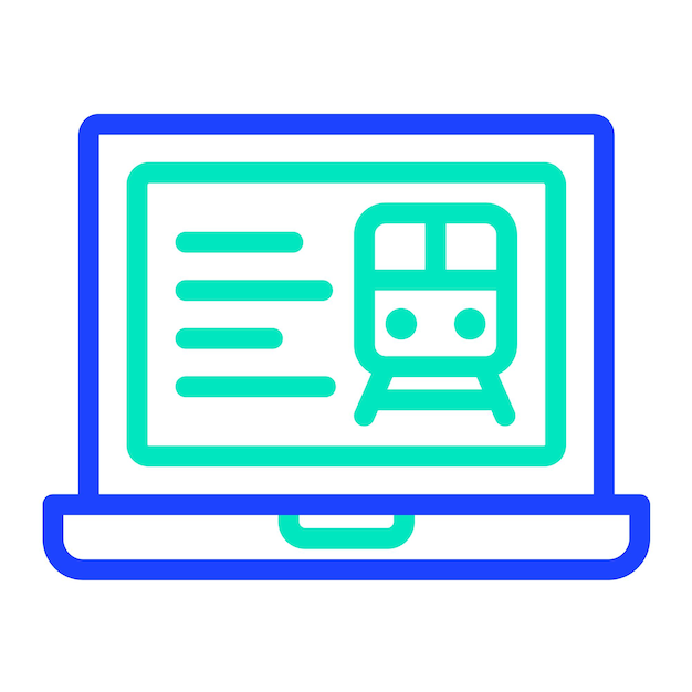 Online boeken Vector Icon Design Illustratie