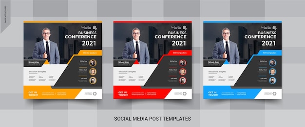 Online business instagram social media post templates