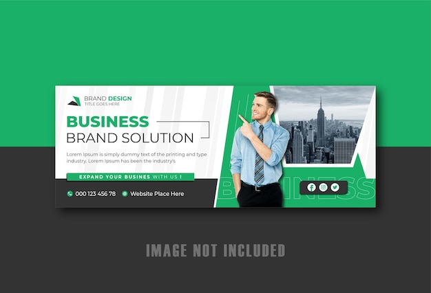 Vector online business marketing facebook cover or social media banner design