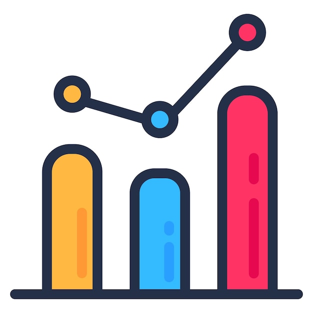 Online Business Statistieken Overzicht Beroerte Pictogram