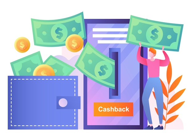 Online cashback-concept