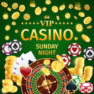 Premium Vector | Online casino gambling with roulette and poker