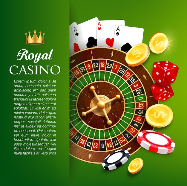 Online casino roulette and chips Gambling games