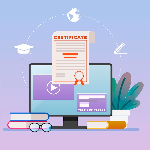 Online certification for students doing exams from home