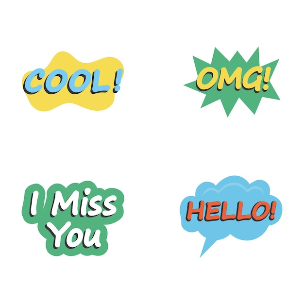 Online Communication Stickers