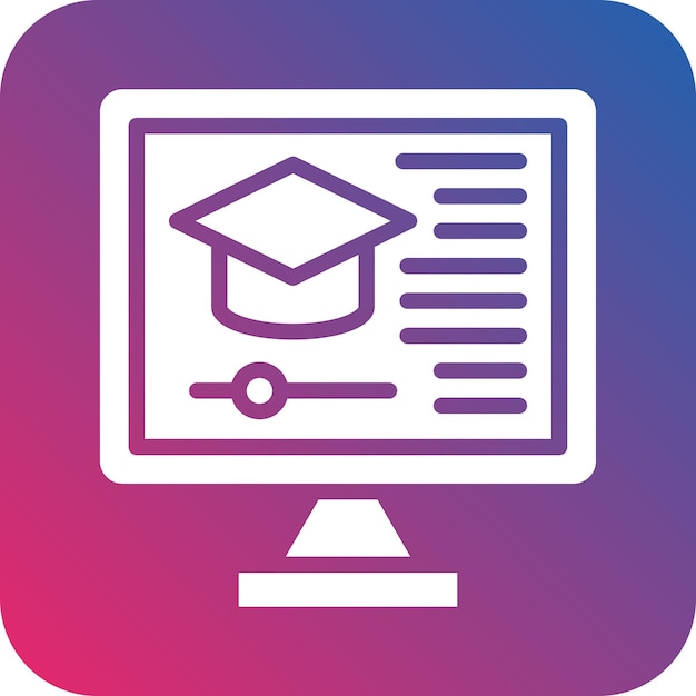 Online Course Icon Style