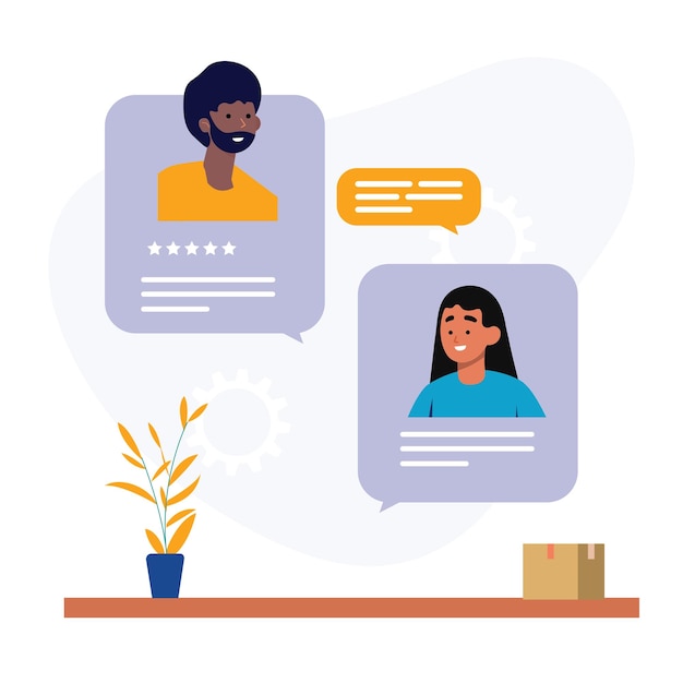 Online Customer Conversation Concept