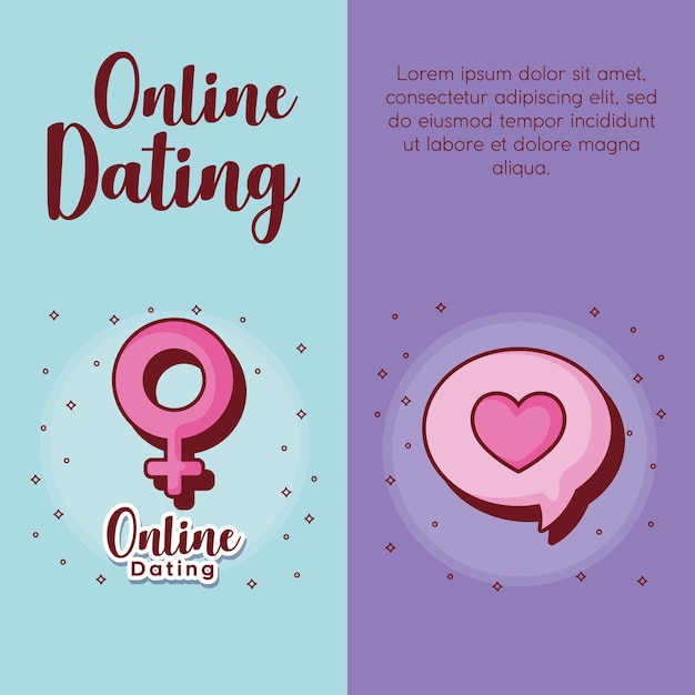 Online daten Infographic