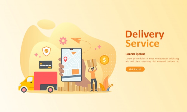 Online delivery service worldwide