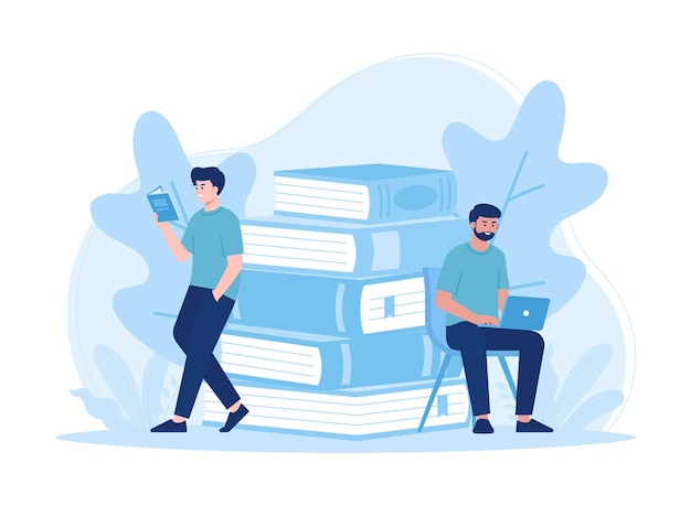 online educatieve samenstelling met ontwikkelingscursussen concept platte illustratie